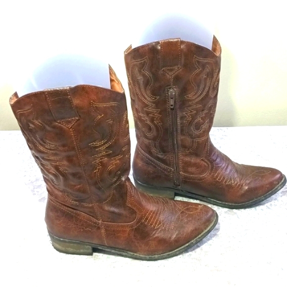 Dr Scholls Brown 🤎 Boots Women's Size 6 - Picture 3 of 15
